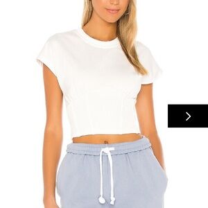 White Women's Crop Top